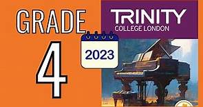 TRINITY Grade 4 Piano 2023 - Piano Exam Pieces from 2023