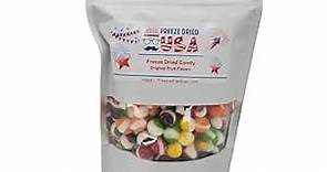 Crunchy Freeze-Dried Skittles Candy – Original Fruit Flavored Hard Candy Variety Pack – Hard Candy Bulk Pack Perfect for Snacking & Dessert Topping (8 oz) – Colorful, Fun, Gluten-Free Mixed Candy