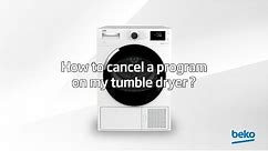 How to reset tumble dryer? | by Beko