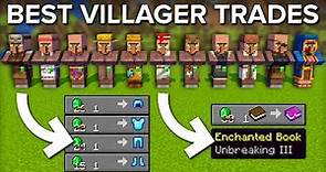 The BEST TRADES With Every Minecraft Villager Guide