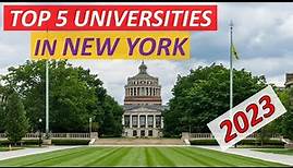 Top 5 Best Universities in New York in 2023 ... In Just ONE Minute