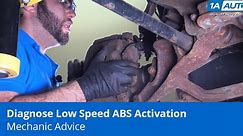 Chevy Truck ABS Brake Problems - Low Speed ABS Activation - 1A Auto
