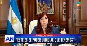 ❗️ Cristina Fernández de Kirchner: "No voy a ser candidata en 2023"