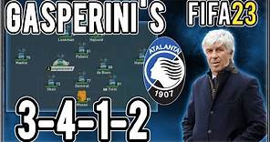 Replicate Gian Piero Gasperini's 3-4-1-2 Atalanta Tactics in FIFA 23 | Custom Tactics Explained