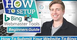 How To Submit Website To Bing | Bing Webmaster Tools Tutorial for Beginners
