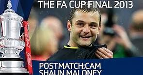Shaun Maloney interview after Wigan's FA Cup Final win vs Manchester City