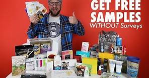 🎁 How to get FREE SAMPLES by Mail WITHOUT SURVEYS!