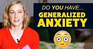 Do YOU Have GENERALIZED ANXIETY? | Kati Morton