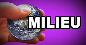 🌎🙆 Learn English Words: MILIEU - Meaning, Vocabulary with Pictures and Examples