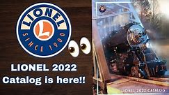 Lionel Trains 2022 Volume 1 catalog review