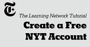 How Students Can Create a Free New York Times Account