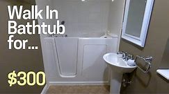 $10,000 Walk In Bathtub for $300? Install it Yourself, I did!