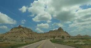 Drive Through Badlands National Park - South Dakota