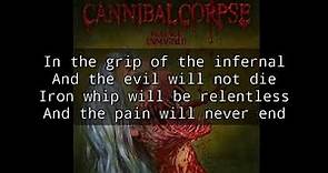 Scourge of Iron lyrics (Song by Cannibal Corpse)