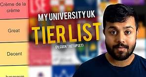Russell Group University UK Tier List - My University Rankings