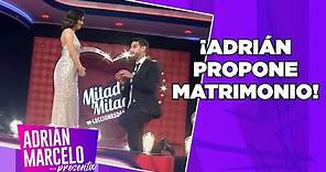 Adrián Marcelo le propone matrimonio a Karina Puente | Adrián Marcelo Presenta