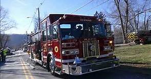 Multiple town response for a house fire in West Haverstraw