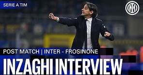 SIMONE INZAGHI INTERVIEW | INTER 2-0 FROSINONE 🎙️⚫🔵