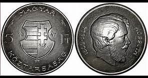 5 forint, 1947: Second Hungarian Republic — silver coin of Hungary