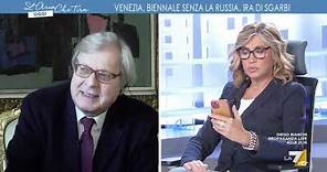 Morto Maurizio Costanzo, Myrta Merlino dà la notizia in diretta a Vittorio Sgarbi: "Terribile"