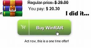 paying for winrar