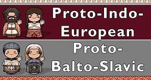 PIE & PROTO-BALTO-SLAVIC