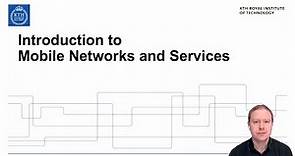 Introduction to Mobile Networks and Services
