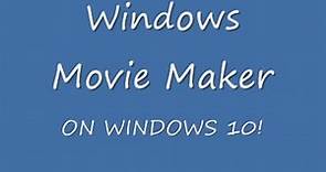 How to Get The Old Windows Movie Maker On Windows 10 (LINK IN COMMENTS)