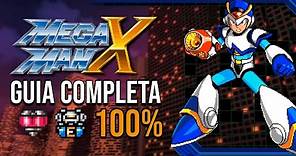 Megaman X Guía Completa 100% | Ubicaciones Corazones, Armadura, Tips y Secretos... etc.