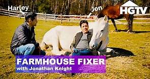 Hanging With Jonathan Knight! | Farmhouse Fixer | HGTV