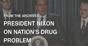 President Nixon Declares Drug Abuse "Public Enemy Number One"
