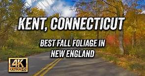 Autumn 2023 Scenic Drive Around 'The Best Fall Foliage Town in New England' - Kent, Connecticut