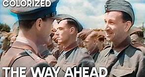 The Way Ahead | COLORIZED | David Niven | Old Drama Movie | Full Movie