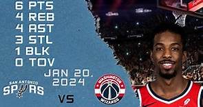 Delon Wright player Full Highlights vs SPURS NBA Regular season game 20-01-2024