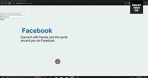 I Created Fake Facebook Log In Page Using Only HTML and CSS