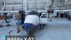 NASA's all-electric plane, the X-57 Maxwell