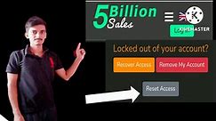Reset code /5billion sales new update