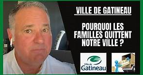 👪 600 familles désertent la Ville de Gatineau... Pourquoi? Et à qui la faute ? | Roch Cholette