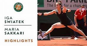 Iga Swiatek vs Maria Sakkari - Quarterfinals Highlights I Roland-Garros 2021