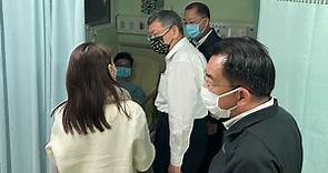 萬華槍擊案「1員警中彈」！柯文哲、黃明昭、楊源明赴台大醫院探視