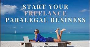 PARALEGAL CAREER FROM ANYWHERE: How to become a freelance paralegal