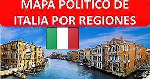Mapa politico de Italia