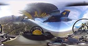 Blue Angels in 360-degree video