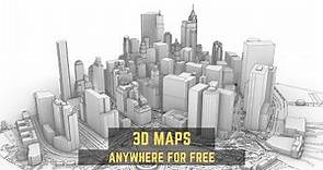 How you can download any 3D map in the world into any 3D modeling software