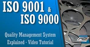 ISO 9001 and ISO 9000 Quality Management System and Audit Explained in this Training Tutorial Video