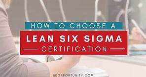 How much does a Lean Six Sigma Certification Cost?