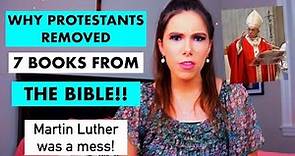 WHY PROTESTANTS REMOVED 7 BOOKS FROM THE BIBLE!!! | The Deuterocanonical Old Testament Scripture!