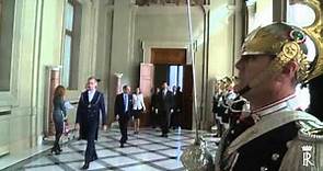 Incontro del Presidente Giorgio Napolitano con il Re Felipe VI e la Regina Letizia di Spagna