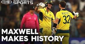 Maxwell's innings the greatest ever? | Wide World of Sports