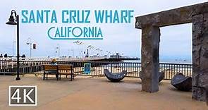[4K] Santa Cruz Wharf - California - Walking Tour